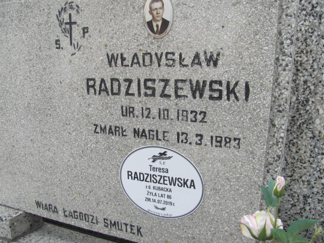 Tadeusz Radziszewski 1959 Pabianice - Grobonet - Wyszukiwarka osób pochowanych