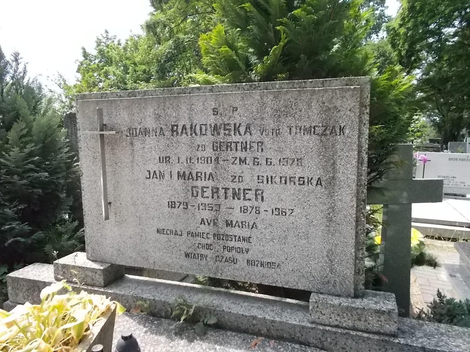Joanna Rakowska 1904 Pabianice - Grobonet - Wyszukiwarka osób pochowanych