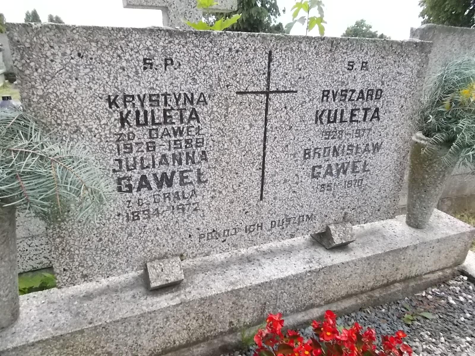 Bronisław Gaweł 1891 Pabianice - Grobonet - Wyszukiwarka osób pochowanych