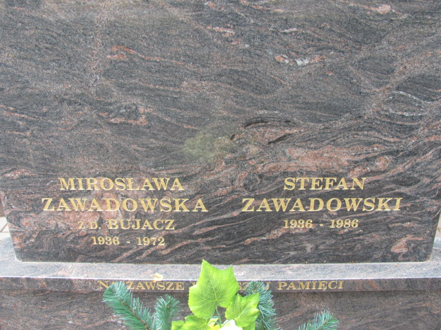 Stefan Zawadowski 1936 Pabianice - Grobonet - Wyszukiwarka osób pochowanych
