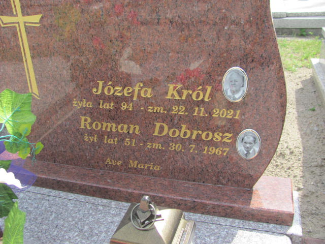 Roman Dobrosz 1916 Pabianice - Grobonet - Wyszukiwarka osób pochowanych