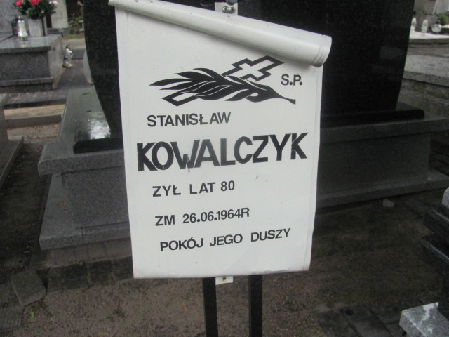 Stanisław Kowalczyk 1884 Pabianice - Grobonet - Wyszukiwarka osób pochowanych