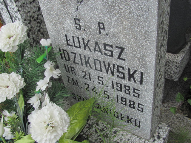 Łukasz Idzikowski 1985 Pabianice - Grobonet - Wyszukiwarka osób pochowanych