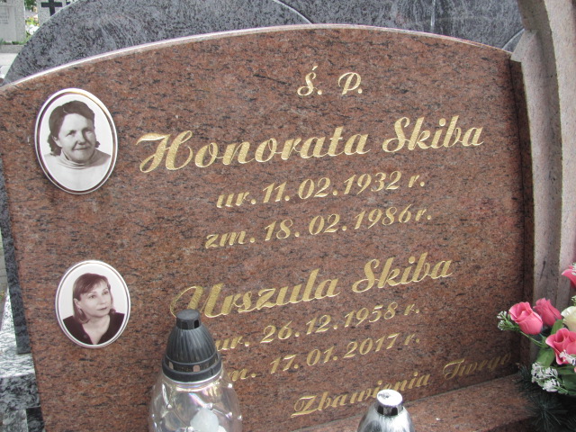 Urszula Skiba 1958 Pabianice - Grobonet - Wyszukiwarka osób pochowanych
