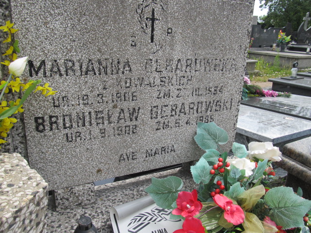 Bronisław Gębarowski 1908 Pabianice - Grobonet - Wyszukiwarka osób pochowanych