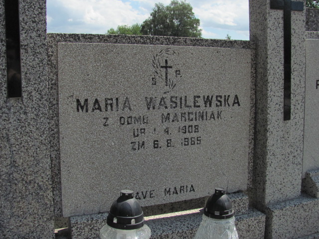 Maria Wasilewska 1908 Pabianice - Grobonet - Wyszukiwarka osób pochowanych
