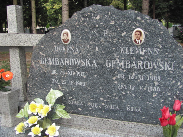 Helena Gembarowska 1917 Pabianice - Grobonet - Wyszukiwarka osób pochowanych
