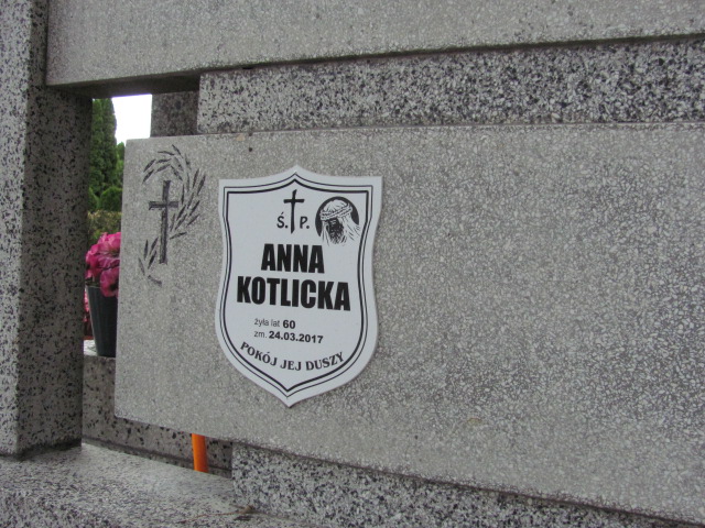 Grób Anna Kotlicka