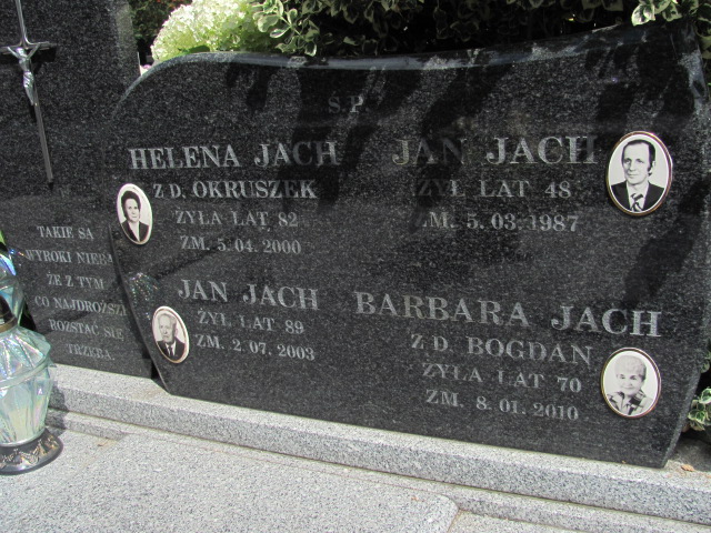 Helena Jach 1917 Pabianice - Grobonet - Wyszukiwarka osób pochowanych