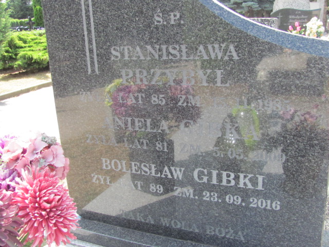 Grób Bolesław Gibki