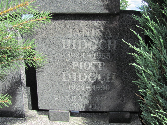Janina Didoch 1923 Pabianice - Grobonet - Wyszukiwarka osób pochowanych
