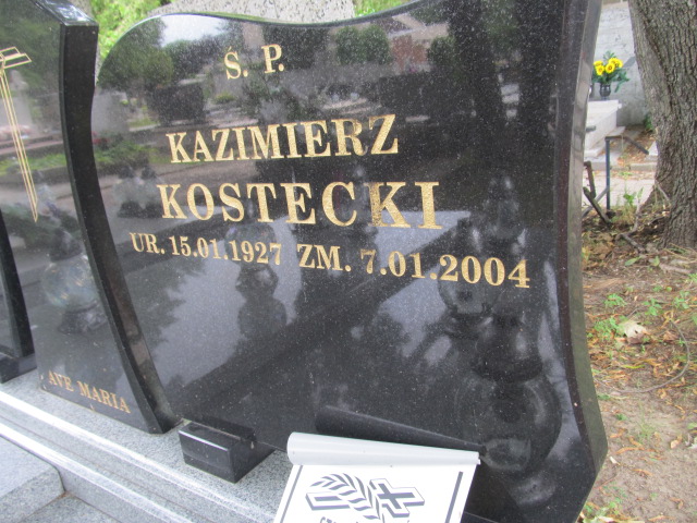 Józef Kostecki 1956 Pabianice - Grobonet - Wyszukiwarka osób pochowanych