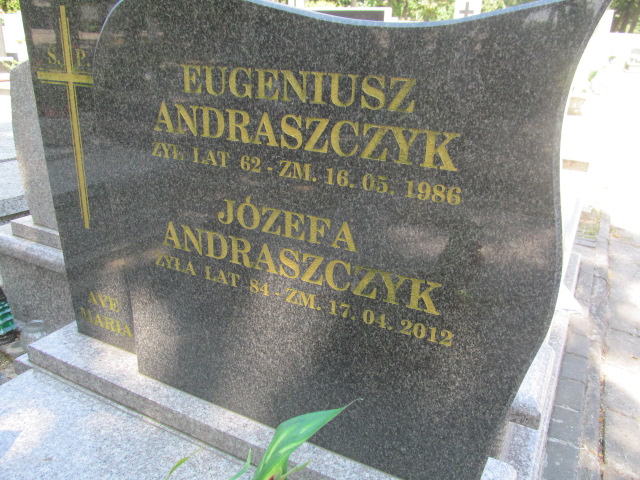 Eugeniusz Andraszczyk 1924 Pabianice - Grobonet - Wyszukiwarka osób pochowanych