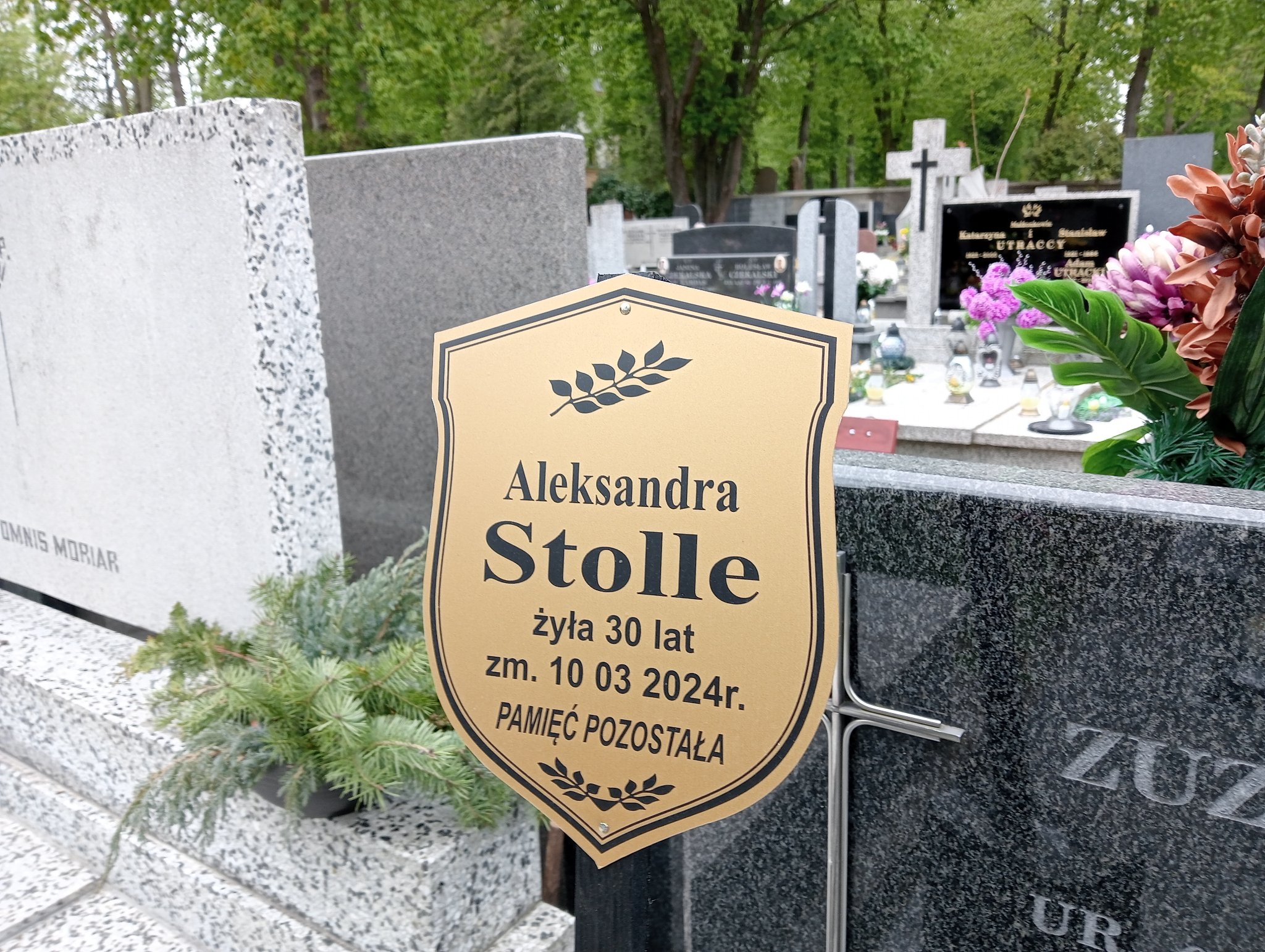 Zuzanna Stolle 1931 Pabianice - Grobonet - Wyszukiwarka osób pochowanych