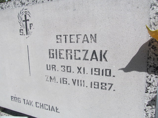 Stefan Gierczak 1910 Pabianice - Grobonet - Wyszukiwarka osób pochowanych