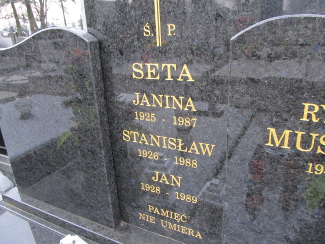 Grób Stanisław Seta