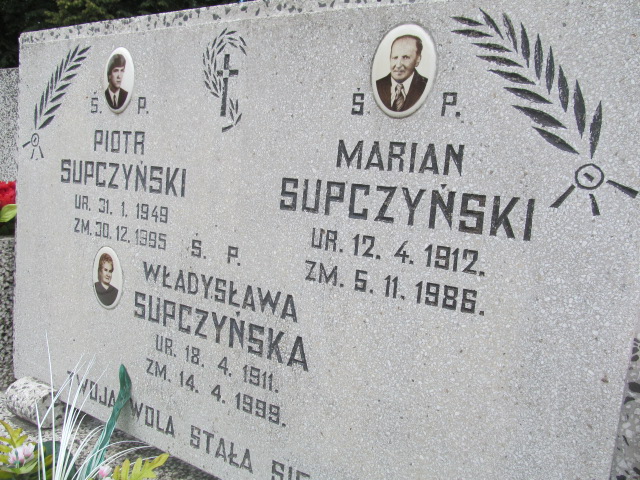 Władysława Supczyńska 1911 Pabianice - Grobonet - Wyszukiwarka osób pochowanych