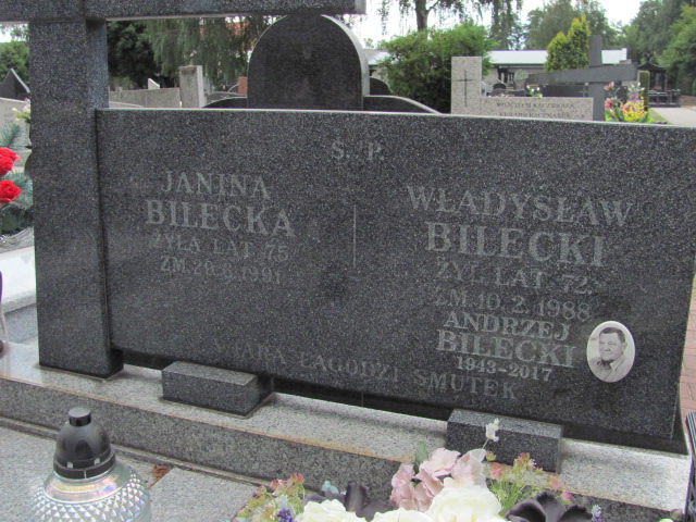 Andrzej Bilecki 1943 Pabianice - Grobonet - Wyszukiwarka osób pochowanych