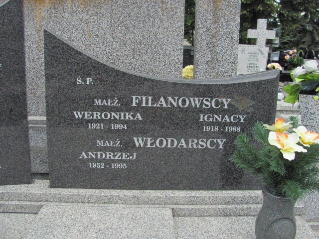 Weronika Filanowska 1921 Pabianice - Grobonet - Wyszukiwarka osób pochowanych