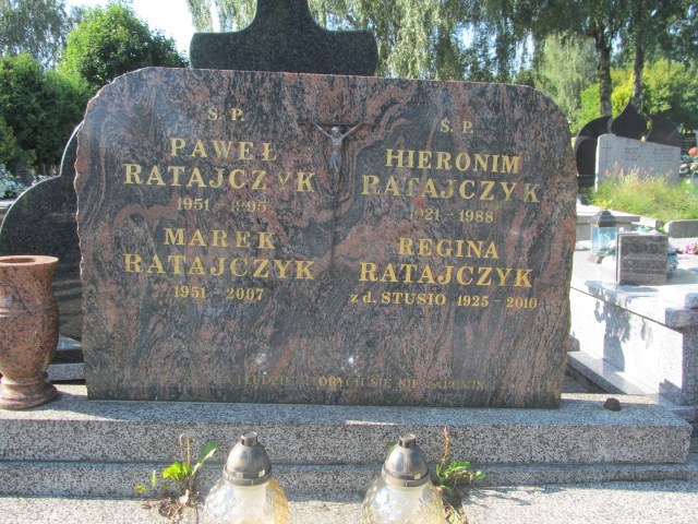 Paweł Ratajczyk Pabianice - Grobonet - Wyszukiwarka osób pochowanych