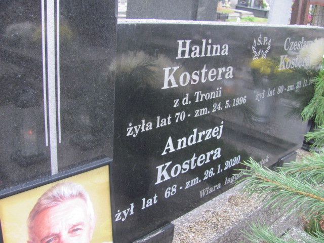 Andrzej Kostera 1952 Pabianice - Grobonet - Wyszukiwarka osób pochowanych
