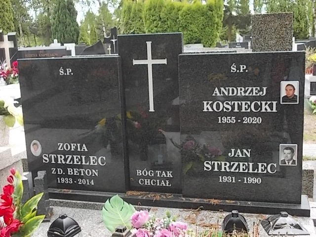 Andrzej Kostecki 1955 Pabianice - Grobonet - Wyszukiwarka osób pochowanych