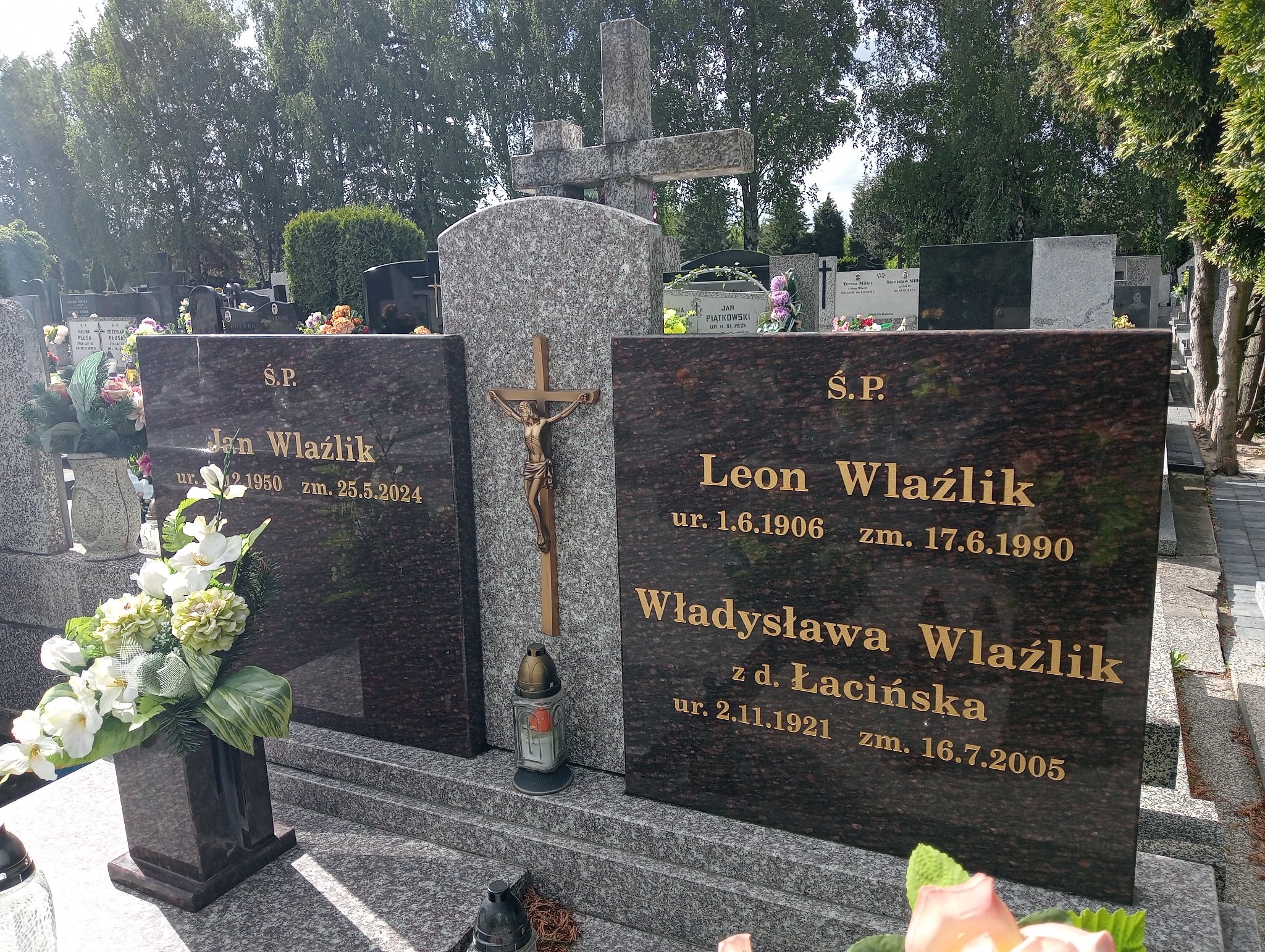 Jan Wlaźlik 1950 Pabianice - Grobonet - Wyszukiwarka osób pochowanych