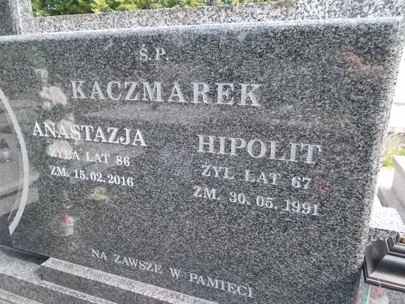 Anastazja Kaczmarek 1929 Pabianice - Grobonet - Wyszukiwarka osób pochowanych