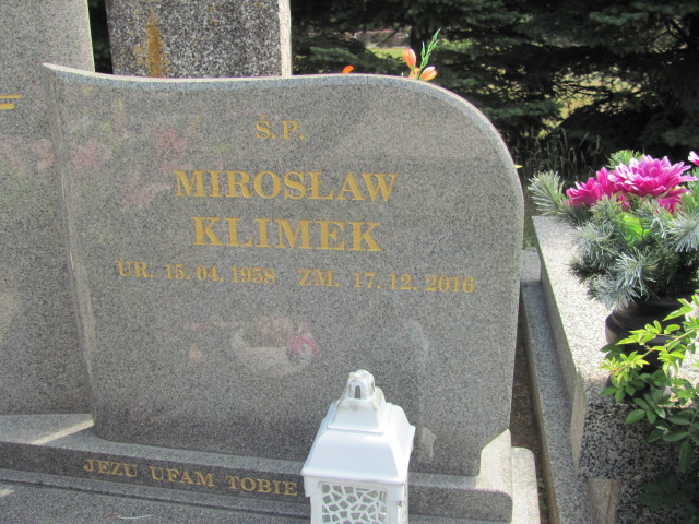 Mirosław Klimek 1958 Pabianice - Grobonet - Wyszukiwarka osób pochowanych