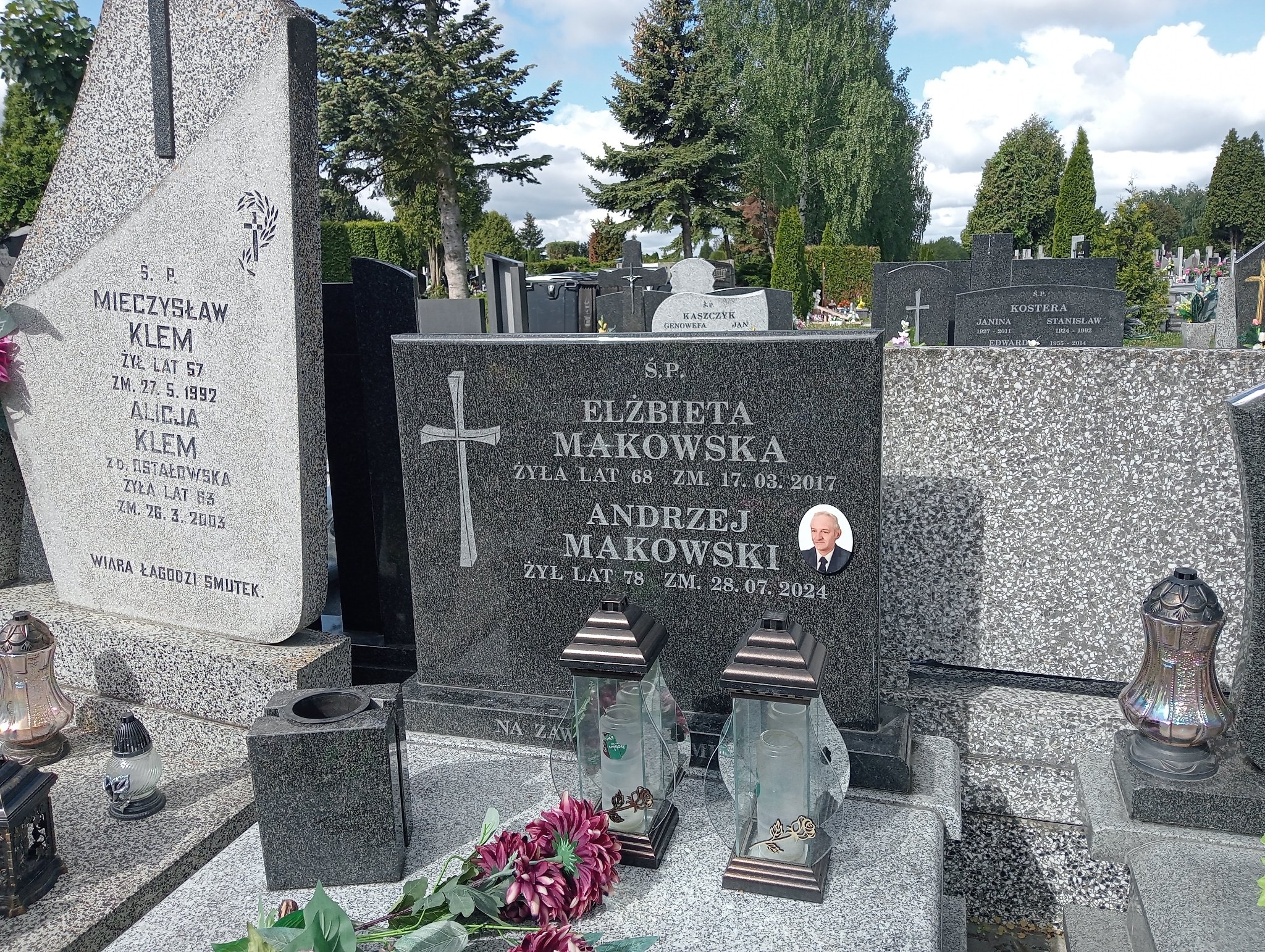 Elżbieta Makowska 1949 Pabianice - Grobonet - Wyszukiwarka osób pochowanych