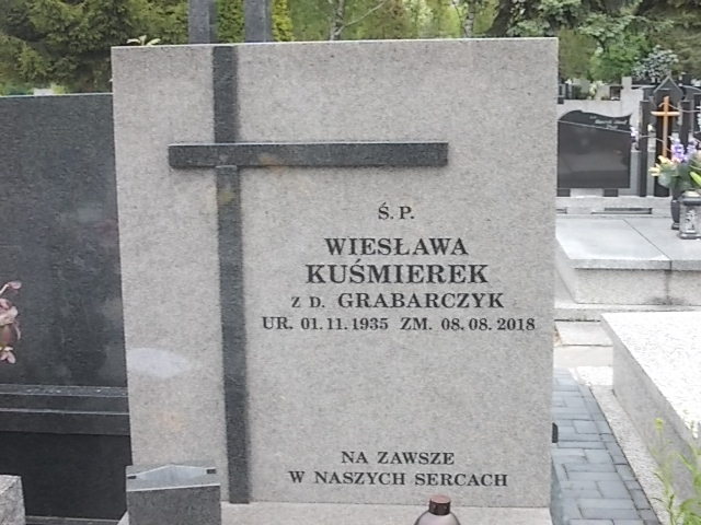Grób Wiesława Kuśmierek