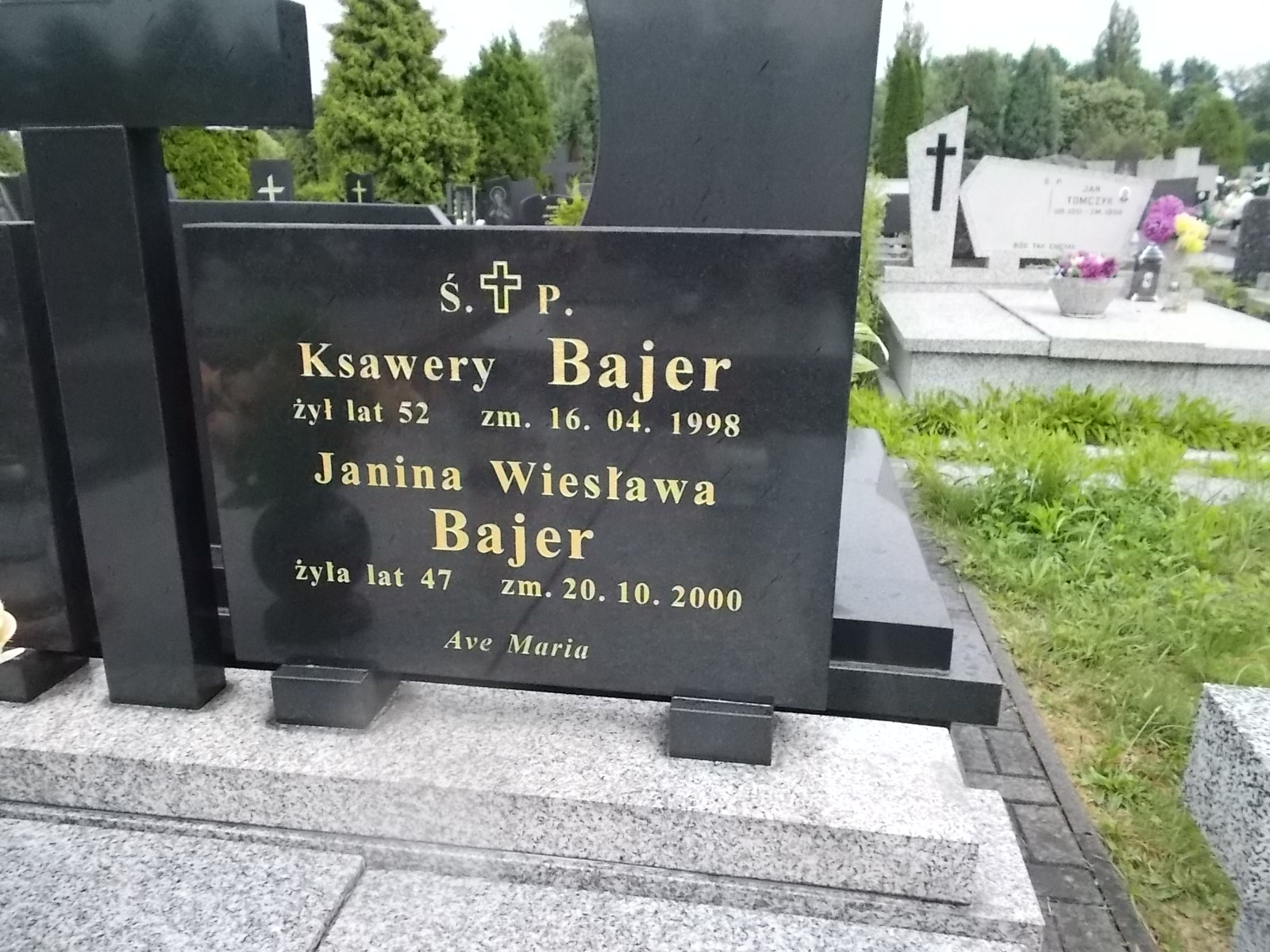 Janina Wiesława Bajer 1953 Pabianice - Grobonet - Wyszukiwarka osób pochowanych