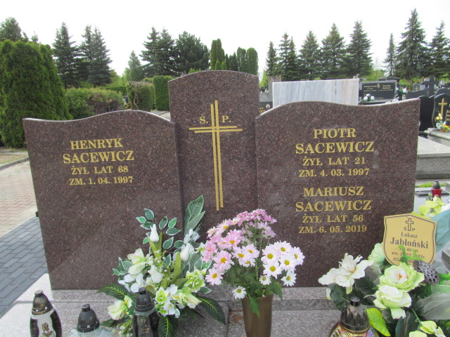 Henryk Sacewicz 1929 Pabianice - Grobonet - Wyszukiwarka osób pochowanych