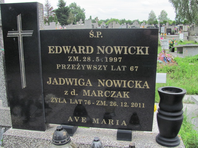 Jadwiga Nowicka Pabianice - Grobonet - Wyszukiwarka osób pochowanych