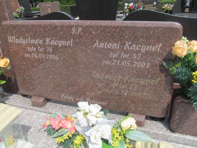 Antoni Kacynel Pabianice - Grobonet - Wyszukiwarka osób pochowanych