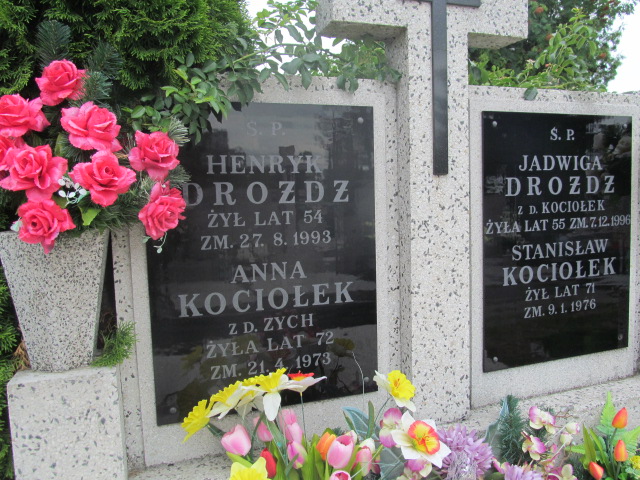 Henryk Drożdż 1939 Pabianice - Grobonet - Wyszukiwarka osób pochowanych