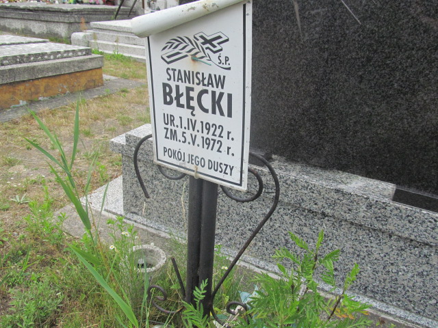 Stanisław Błęcki 1922 Pabianice - Grobonet - Wyszukiwarka osób pochowanych