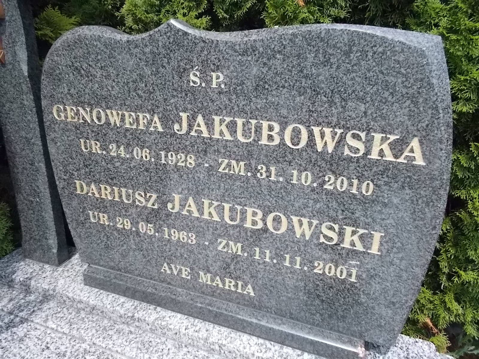 Dariusz Jakubowski 1963 Pabianice - Grobonet - Wyszukiwarka osób pochowanych