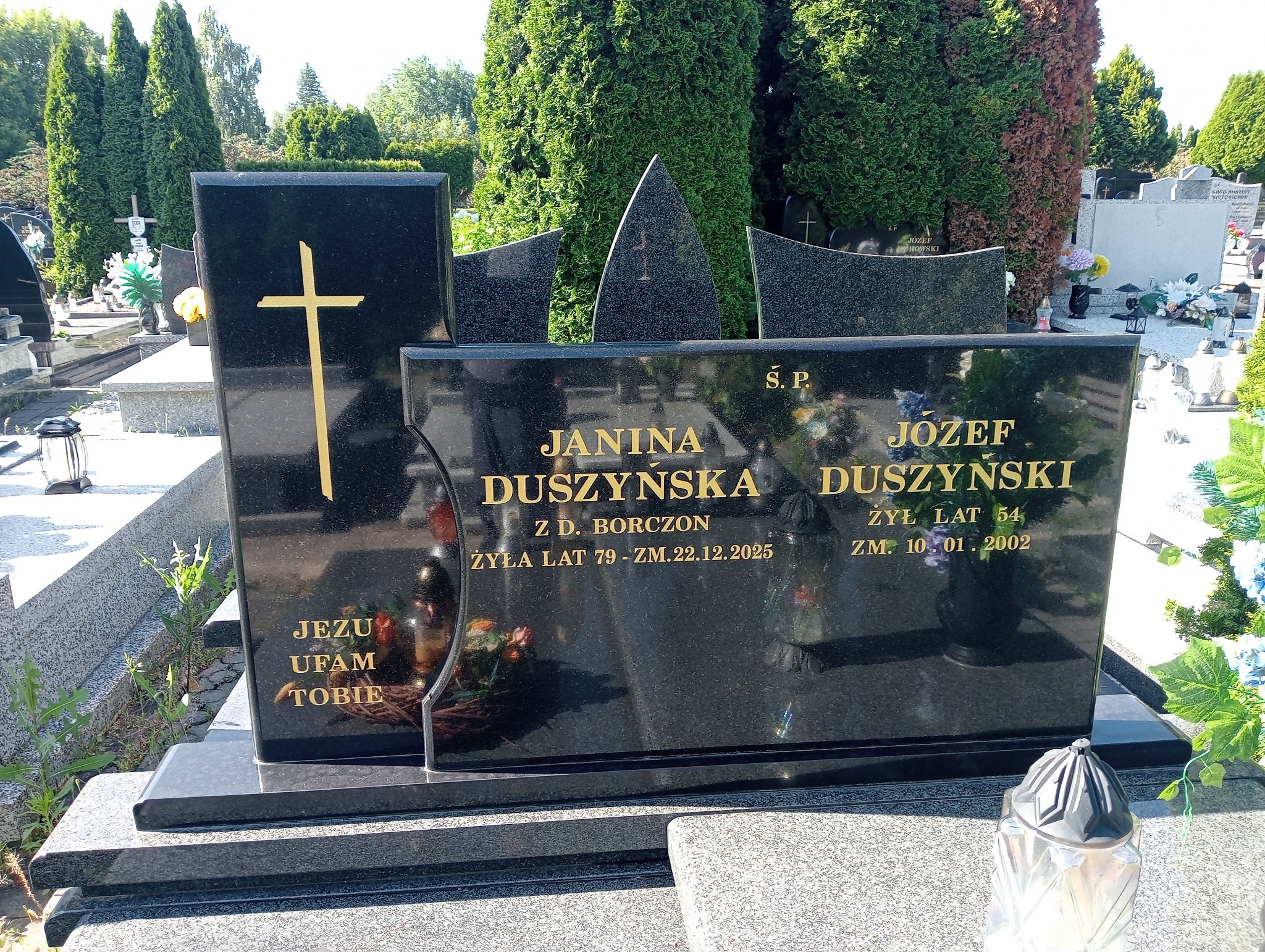 Janina Duszyńska 1946 Pabianice - Grobonet - Wyszukiwarka osób pochowanych