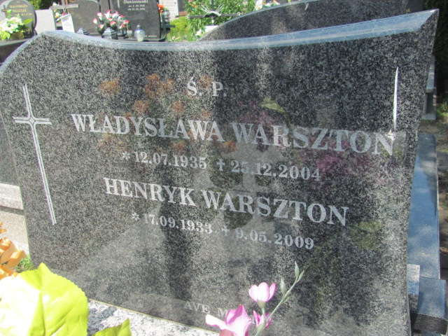 Henryk Warszton 1933 Pabianice - Grobonet - Wyszukiwarka osób pochowanych