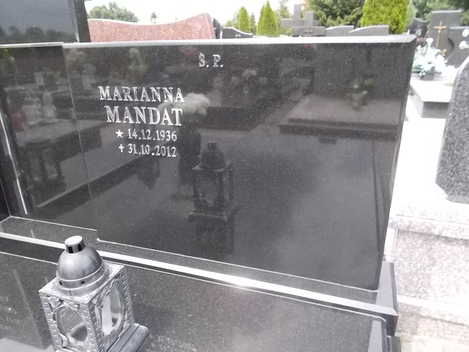 Marianna Mandat 1936 Pabianice - Grobonet - Wyszukiwarka osób pochowanych