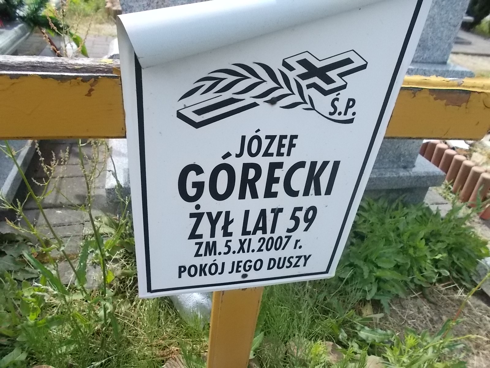 Józef Górecki Pabianice - Grobonet - Wyszukiwarka osób pochowanych