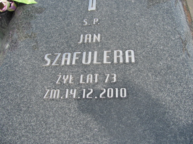 Jan Szafulera Pabianice - Grobonet - Wyszukiwarka osób pochowanych
