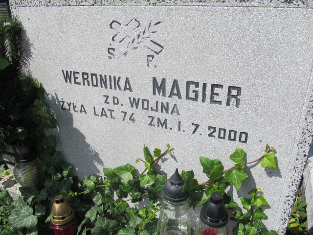 Weronika Magier 1926 Pabianice - Grobonet - Wyszukiwarka osób pochowanych