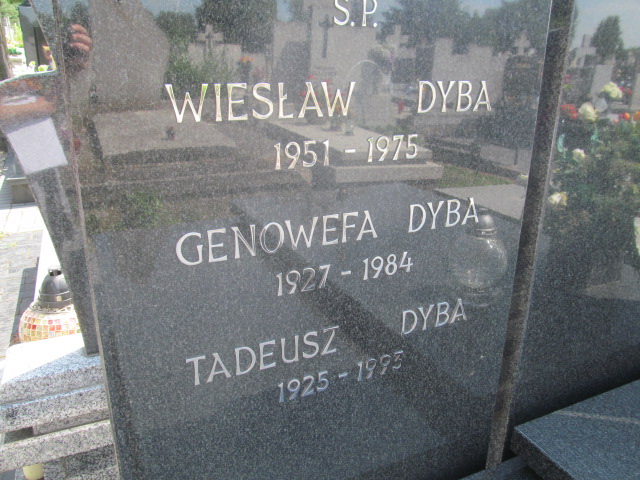 Genowefa Dyba 1927 Pabianice - Grobonet - Wyszukiwarka osób pochowanych
