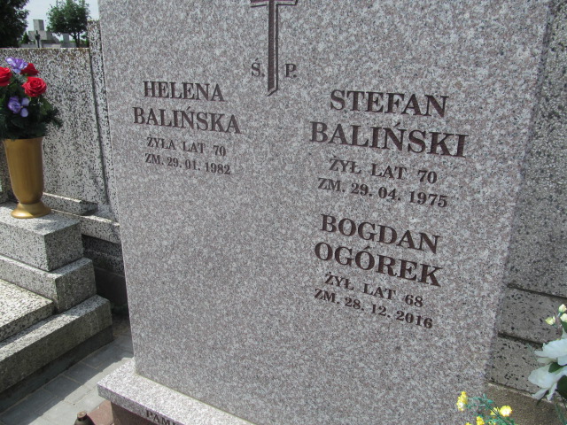 Bogdan Ogórek 1948 Pabianice - Grobonet - Wyszukiwarka osób pochowanych