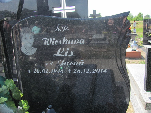 Wiesława Lis 1946 Pabianice - Grobonet - Wyszukiwarka osób pochowanych