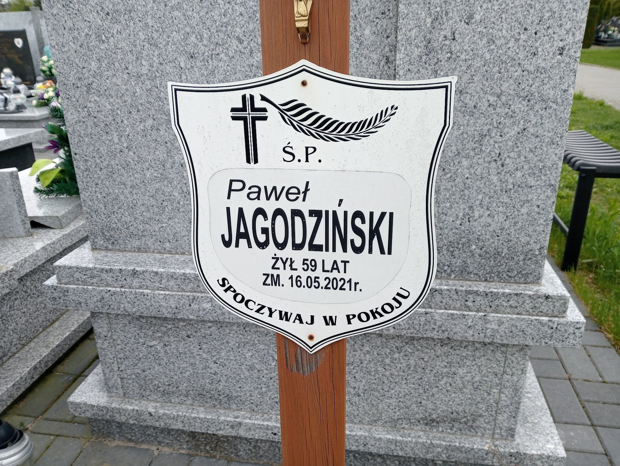 Paweł Jagodziński 1962 Pabianice - Grobonet - Wyszukiwarka osób pochowanych