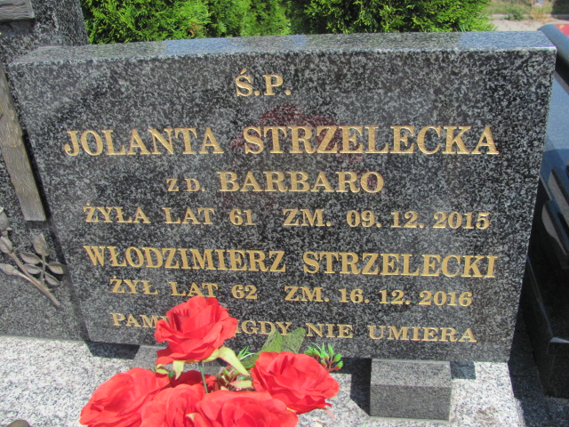 Jolanta Strzelecka 1954 Pabianice - Grobonet - Wyszukiwarka osób pochowanych