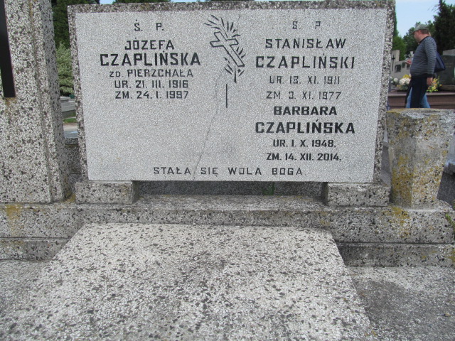 Barbara Czaplińska 1948 Pabianice - Grobonet - Wyszukiwarka osób pochowanych